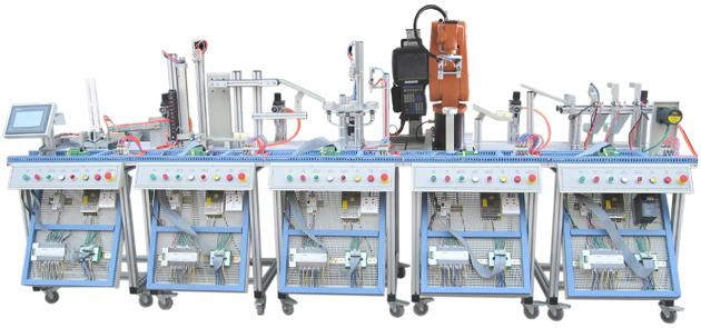 DYGJD-07機電一體化柔性生產(chǎn)線加工系統(tǒng),光機電氣一體化裝置