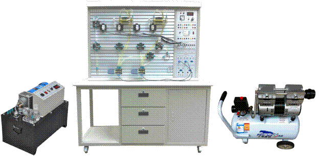 DYYY-TM6透明液壓與氣動PLC控制綜合實訓(xùn)裝置